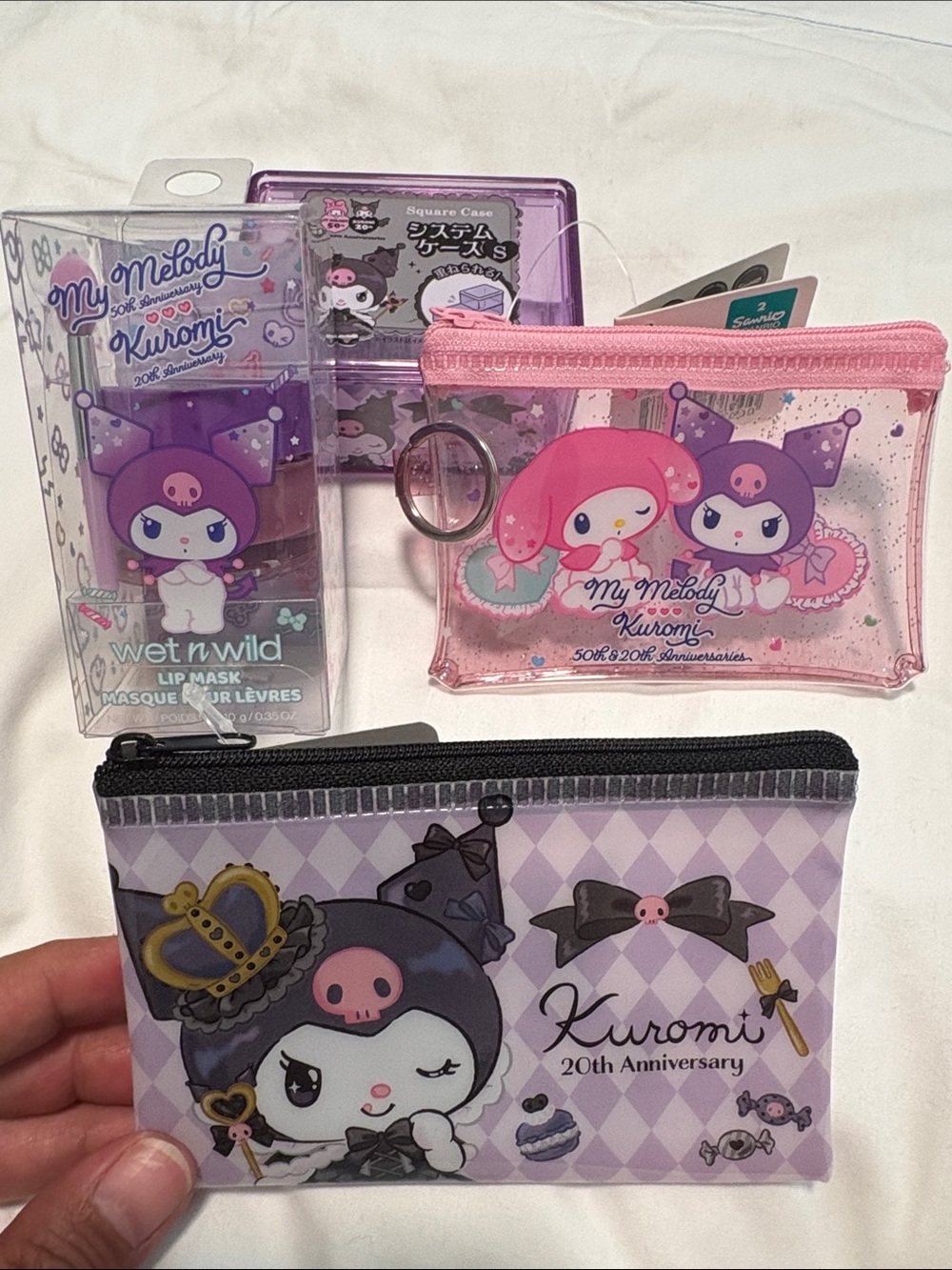 SANRIO NWT Kuromi & My Melody 4 Pc Bundle 50 & 20 Yr Anniversary